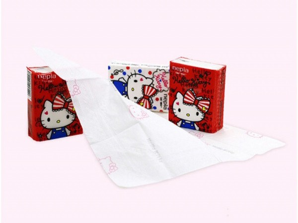 妮飘 Hello Kitty印花 迷你手帕纸 3层 10包/条