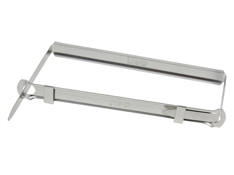 得力 五金装订夹5549 80mm 金属 50个/盒