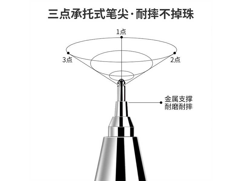 百乐（PILOT）BLLH20C4-R 超细钢珠笔 0.4mm 红色