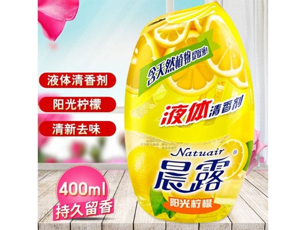 晨露 柠檬香型400ml  液体清香剂厕所除臭剂