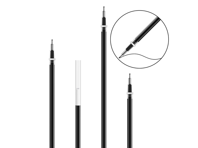 得力6901中性笔芯0.5mm半针管(黑) 得力6901中性笔芯0.5mm半针管(黑)