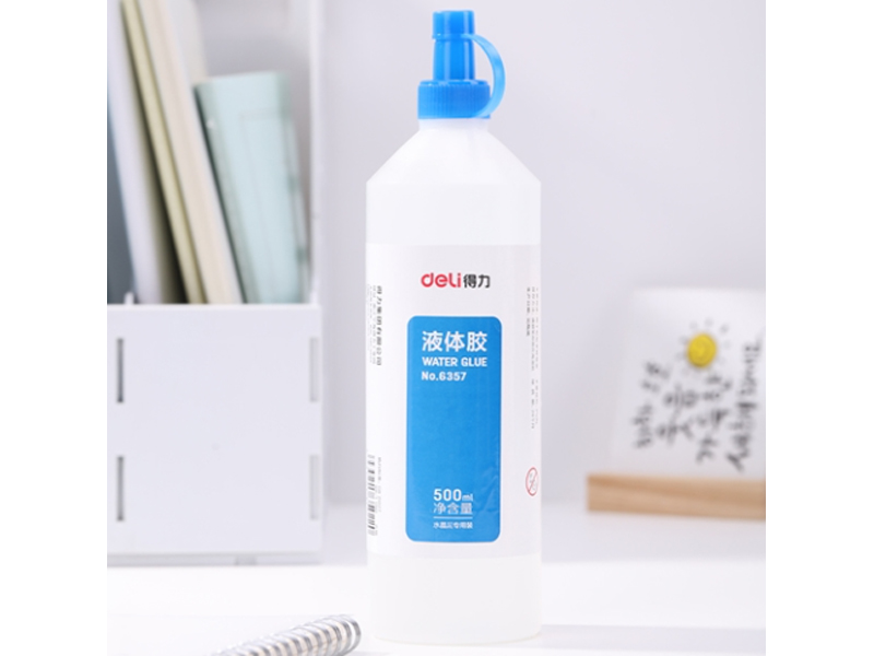 得力6357液体胶(透明)(500ml/瓶)