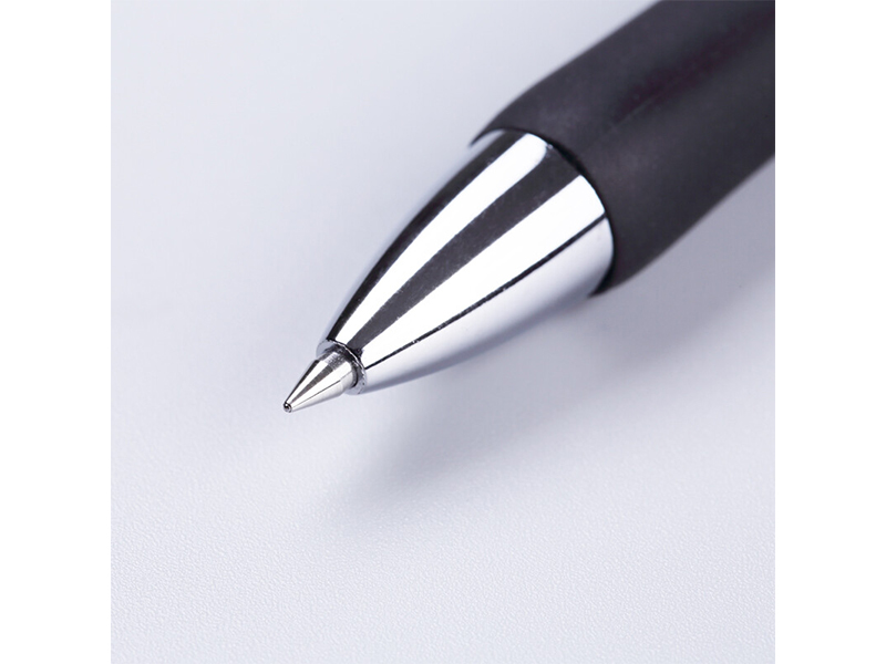 齐心 舒写按动中性笔 K3511 按挚式 子弹头 0.5mm 红色 12支/盒