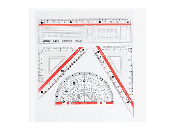 晨光 ARL96181三角尺孔庙祈福学生用直尺子套装