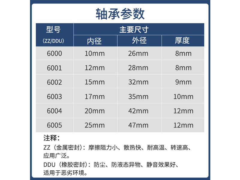 NSK6001ZZ 轴承