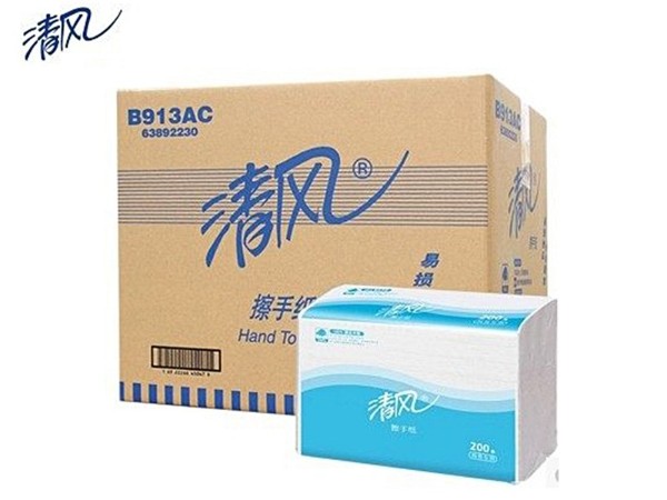清风B913AC擦手纸（蓝）