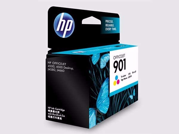 惠普 CC656AA 901号彩色墨盒（适用HP Officejet J4580 J4660 4500）