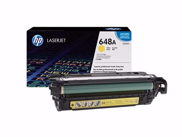 惠普 CE262A 648A原装硒鼓黄色 适用于LaserJet CP4025/CP4525