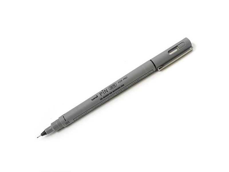 三菱 纤维笔 PIN-01A 0.1mm 黑色