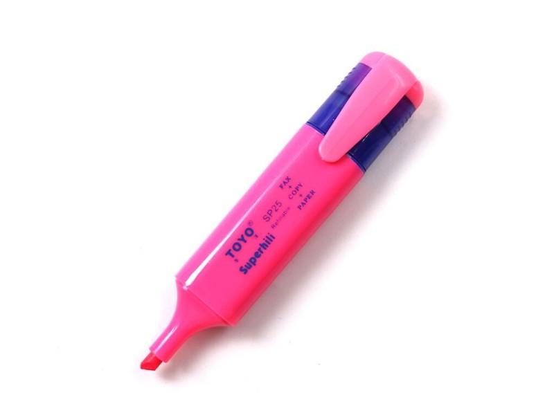 SP25东洋荧光笔 粉红色