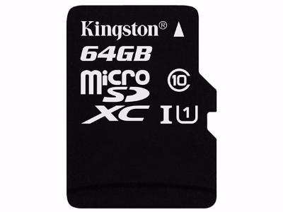 金士顿（Kingston）64GB TF(Micro SD) 存储卡 U1 C10