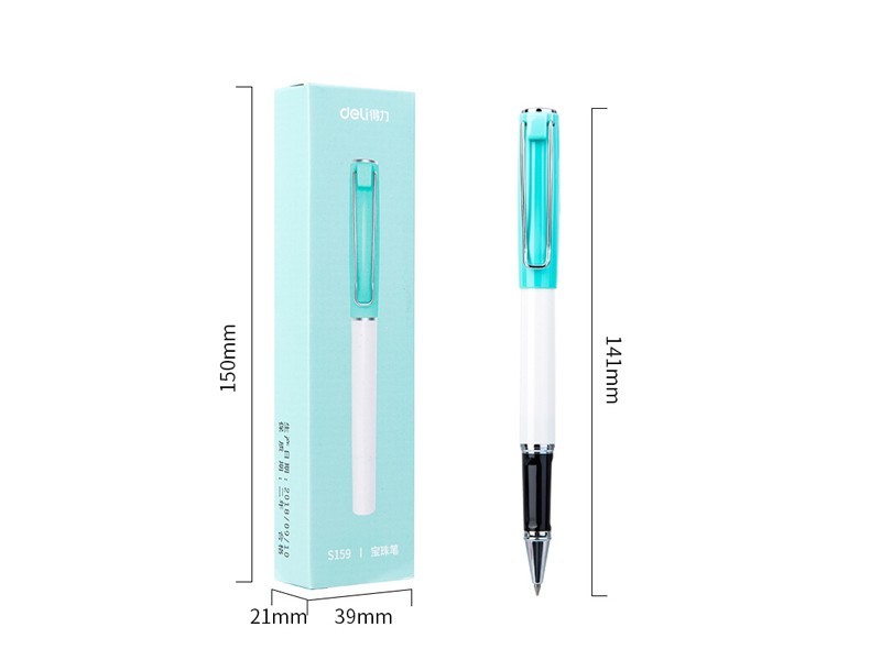 得力S159宝珠笔0.5mm(绿)