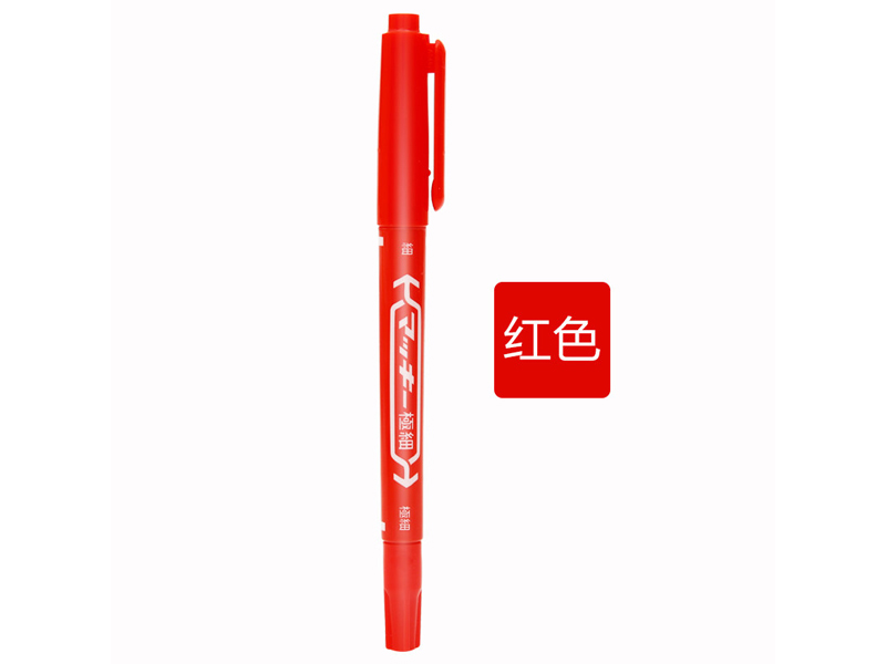 MO－120B斑马小双头油性笔 红色